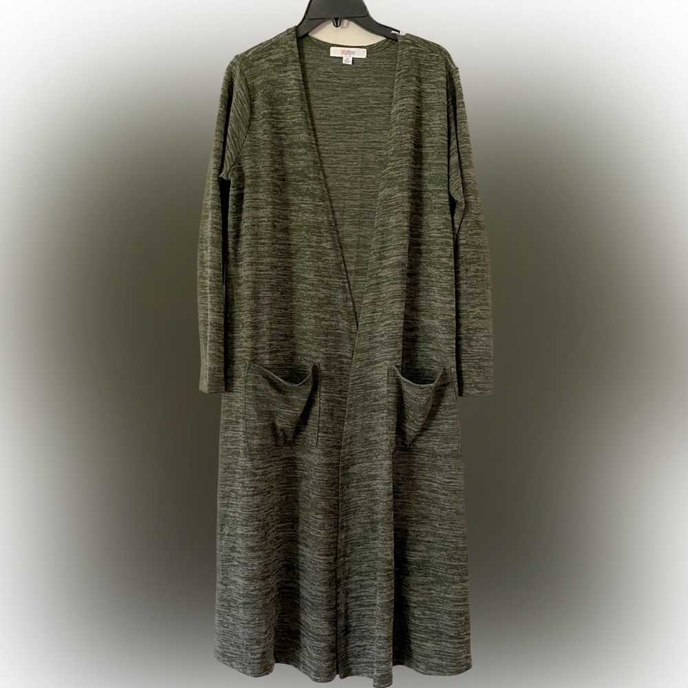 LuLaRoe Green Duster Size Medium
